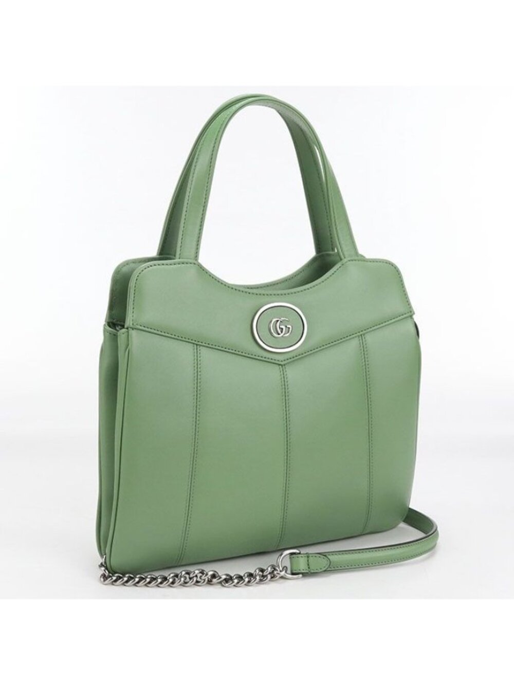 Gucci 2-Way Petit GG Tote Leather